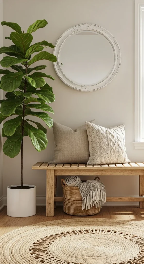 Add a Statement Plant in the Entryway