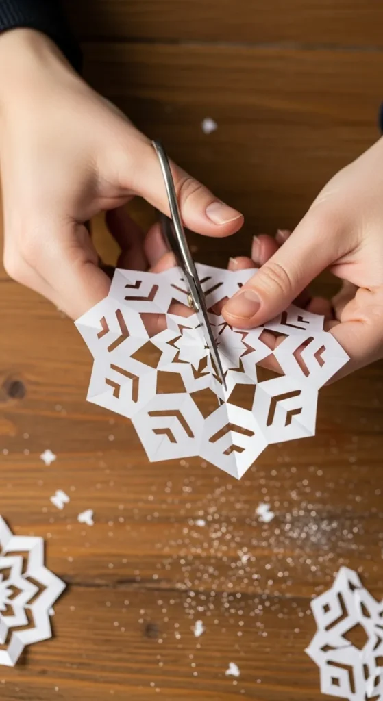 Handmade Paper Snowflakes