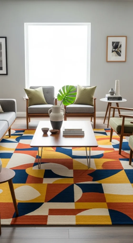 Bold Geometric Area Rug