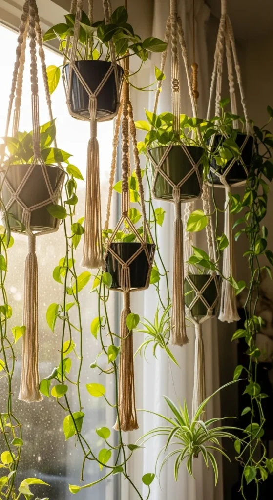Use Hanging Planters for Small Spaces