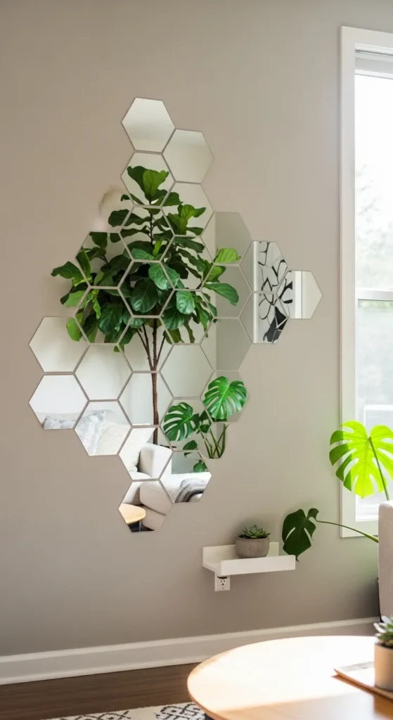 Try a Cluster of Small Hexagon Mirrors