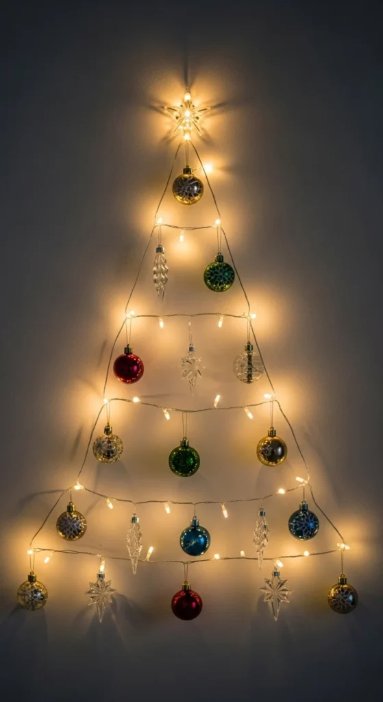 Wall String Light Tree