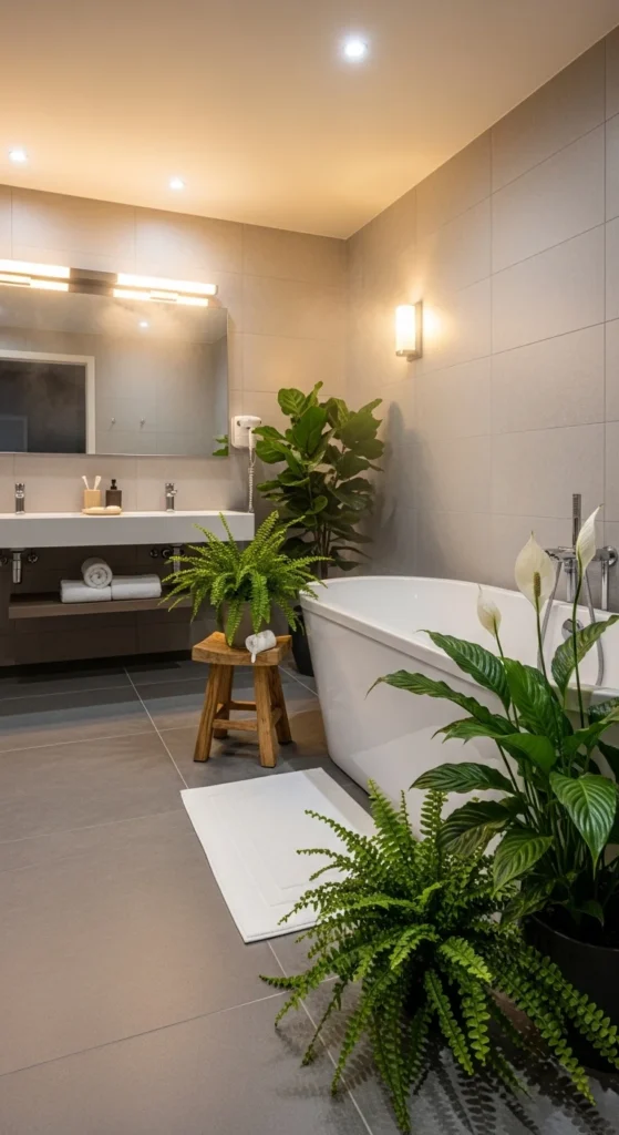 Decorate Your Bathroom with Moisture-Loving Plants