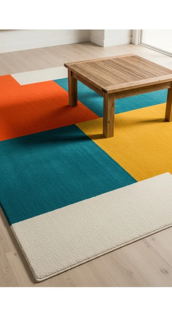 Color-Blocked Rugs