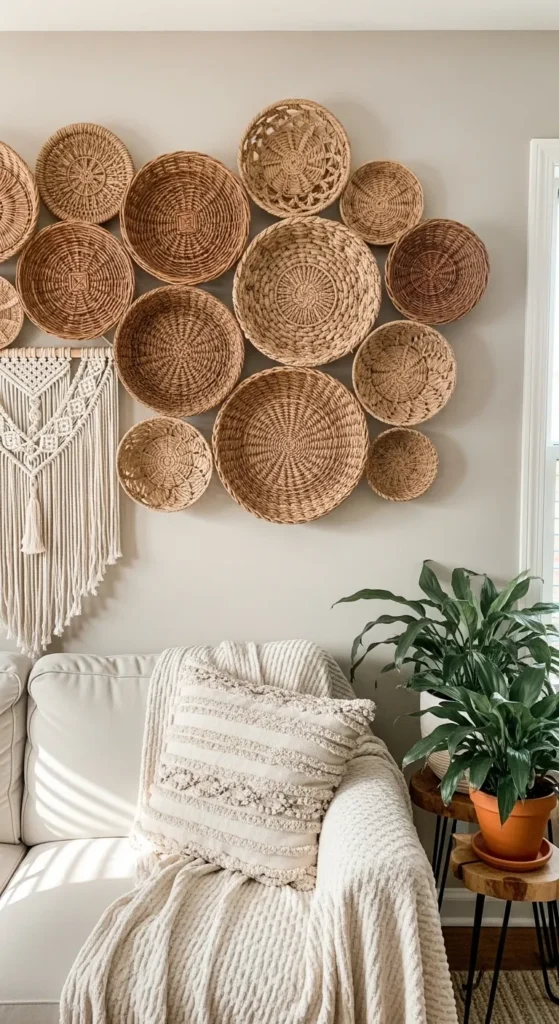 Wall Baskets Display
