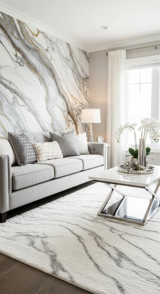 Use Marble Patterns in Soft Decor