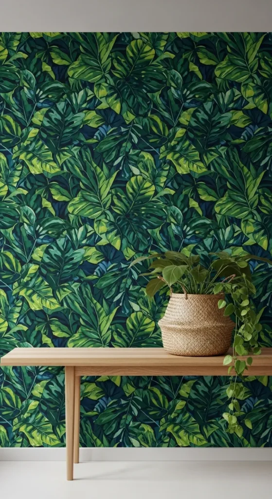 Go Bold with Tropical Wallpaper