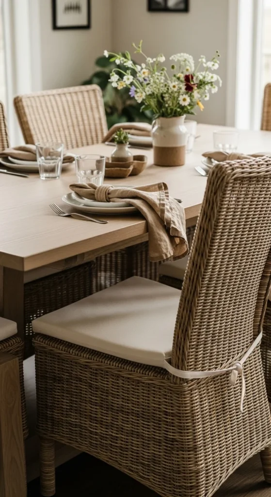 Wicker Dining Chairs