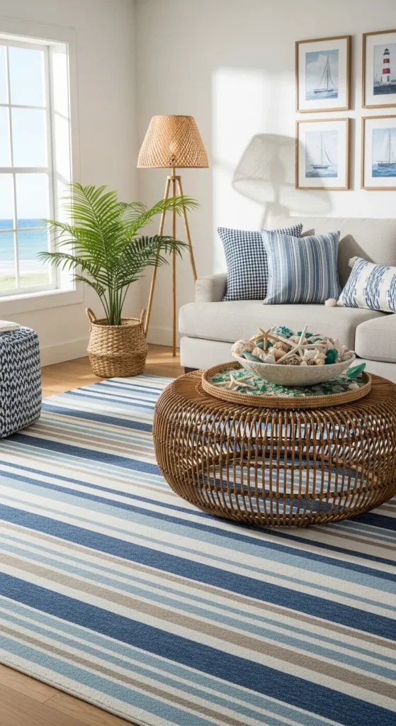 Striped Coastal Rugs