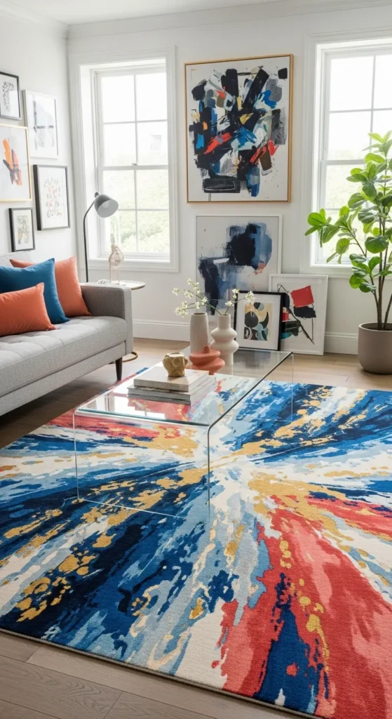Colorful Abstract Rug