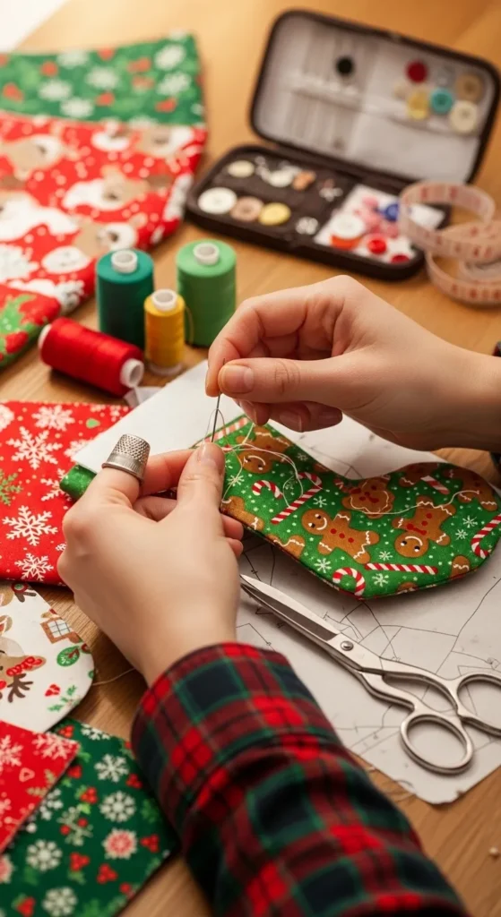 Fabric Scrap Stockings