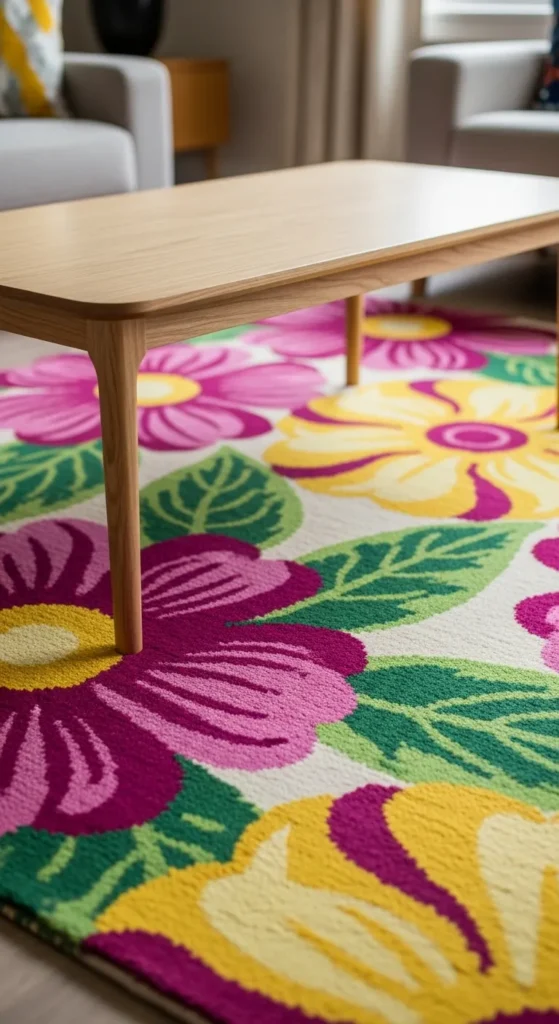 Bold Floral Rugs