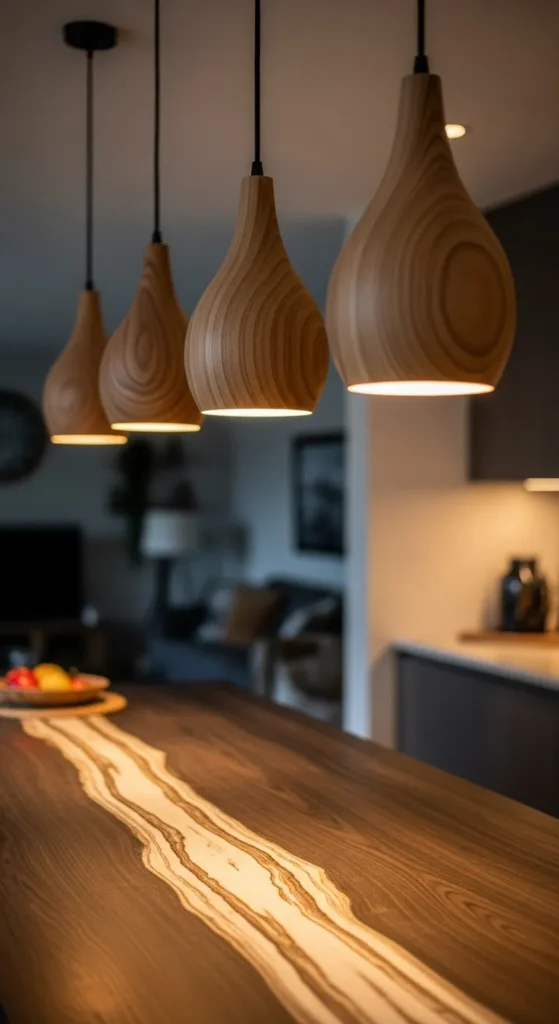 Wooden Pendant Lights