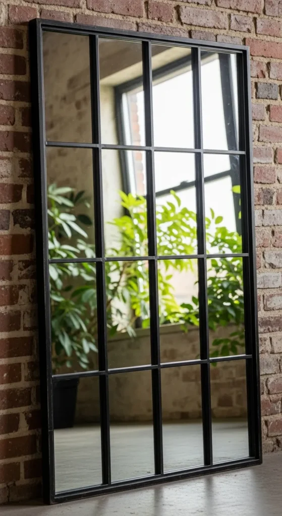 Use a Windowpane Mirror