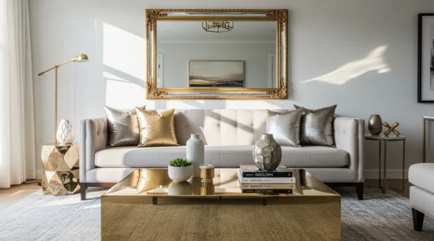 How to Add Metallic Accents to Your Decor for a Glamorous Touch