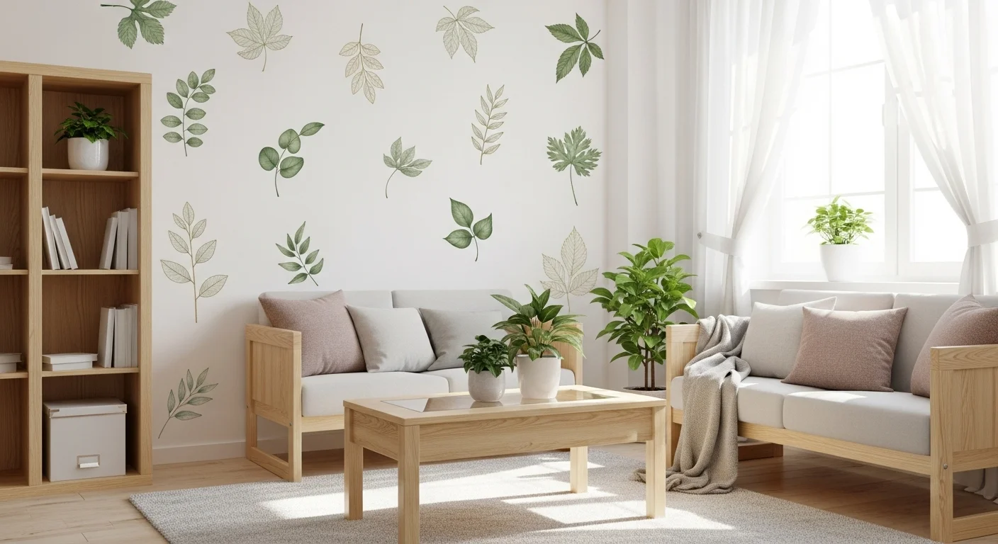 How to Use Wall Stickers for Easy, Budget-Friendly Decor