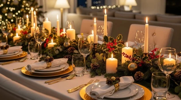 25 Elegant Christmas Dining Table Decor Ideas That Impress Guests