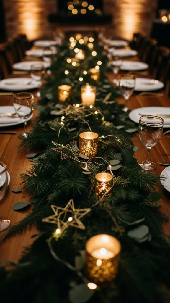 Classic Greenery Garland Centerpiece