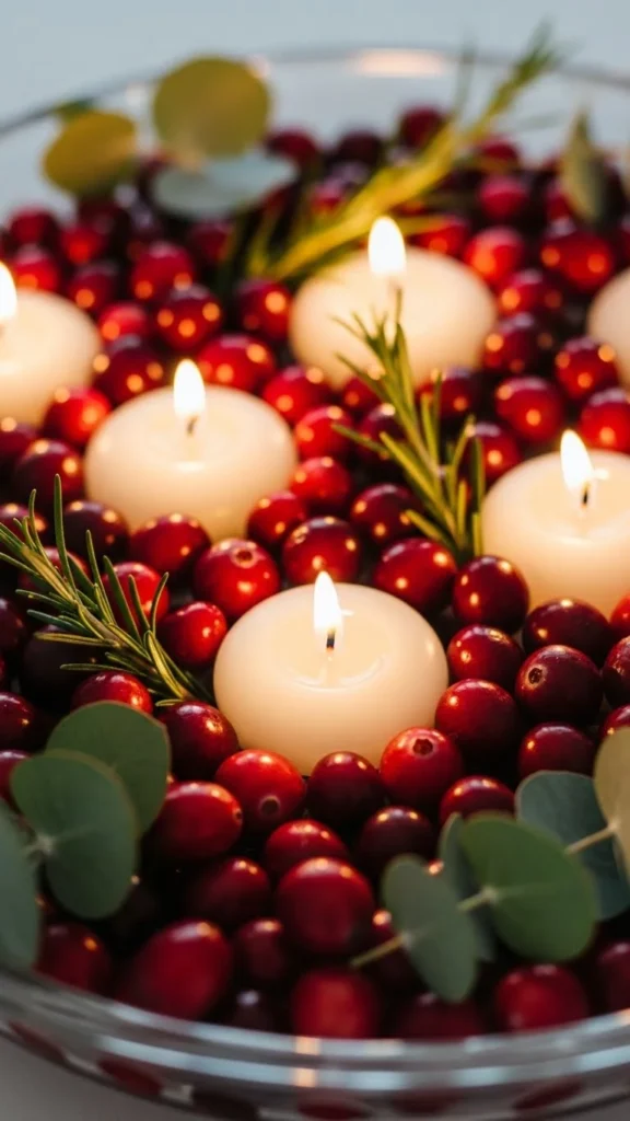 Cranberry Pop Centerpiece