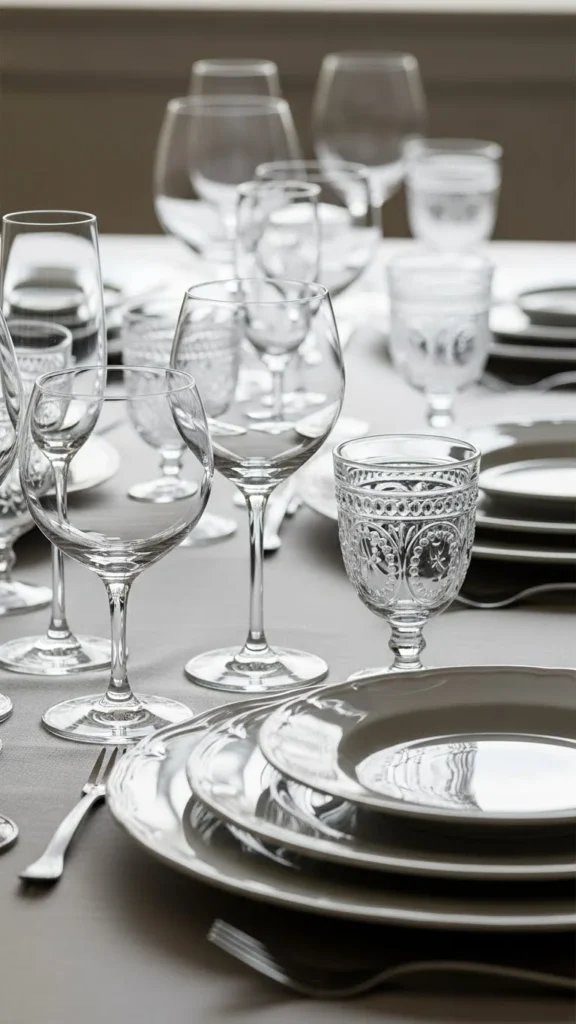 Elegant Glassware Mix