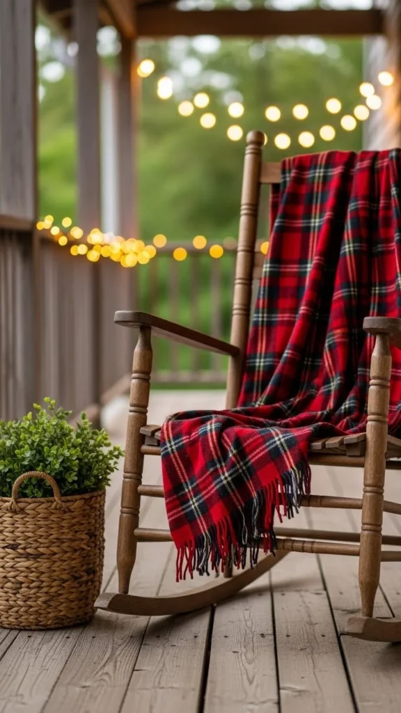 Farmhouse Style Rocking Chair Setup