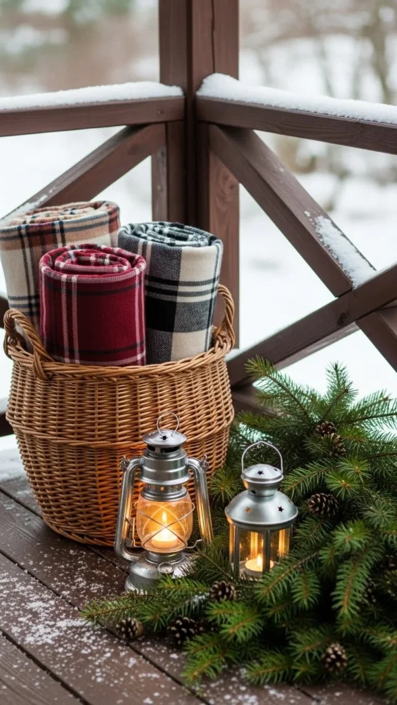 Plaid Porch Blankets