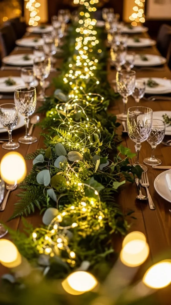 Soft Glow Fairy Light Runner