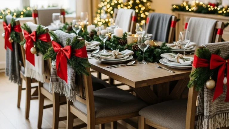 22 Creative Christmas Chair Decor Ideas That Wow Every Guest