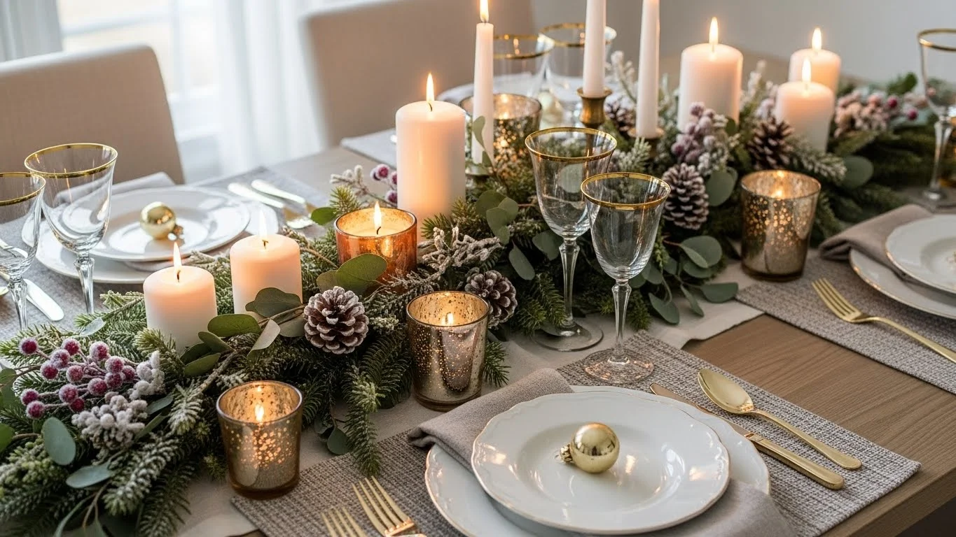 23 Elegant Winter Dining Table Decor Ideas That Impress Guests