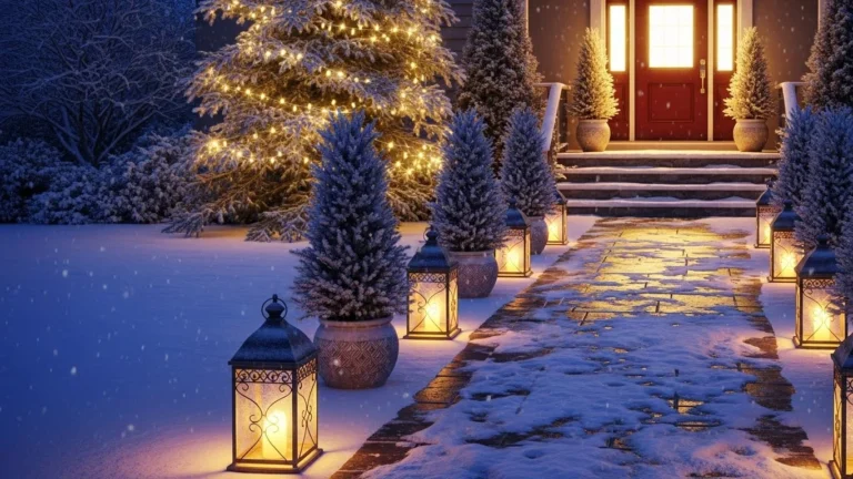 24 Gorgeous Winter Outdoor Decor Ideas That Elevate Curb Appeal