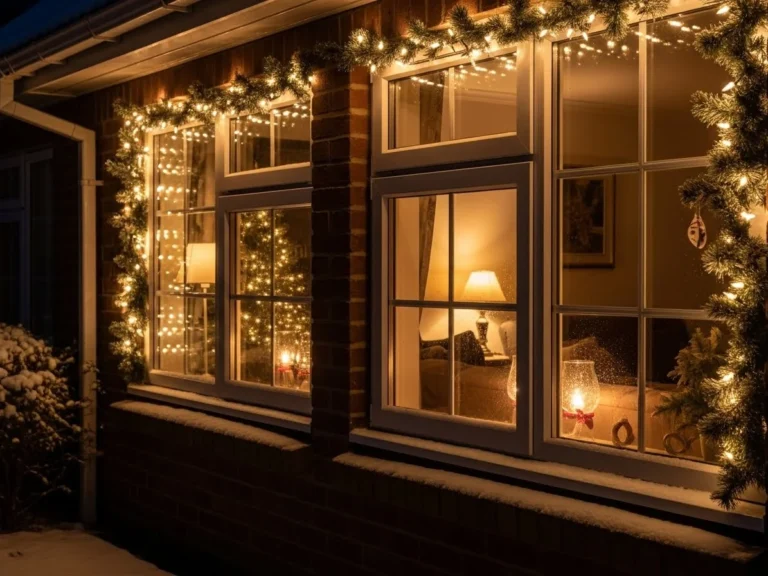 24 Magical Christmas Window Decor Ideas That Glow All Night