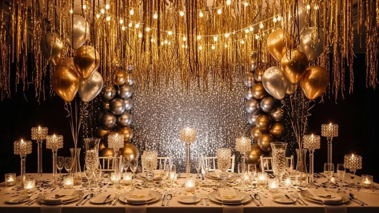 25 Glamorous New Year Party Decorations That Wow Your Guests