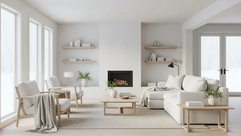 25 Serene Winter Minimalist Decor Ideas That Feel Calm & Modern