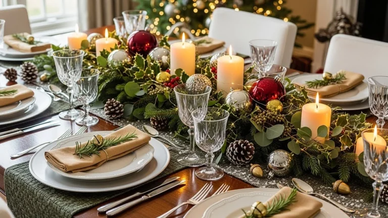 25 Show-Stopping Christmas Table Centerpiece Ideas That Impress