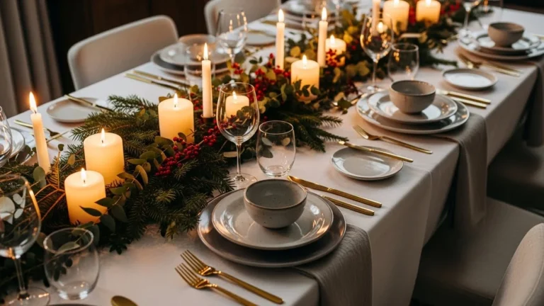 25 Stylish Christmas Table Settings That Feel Luxurious