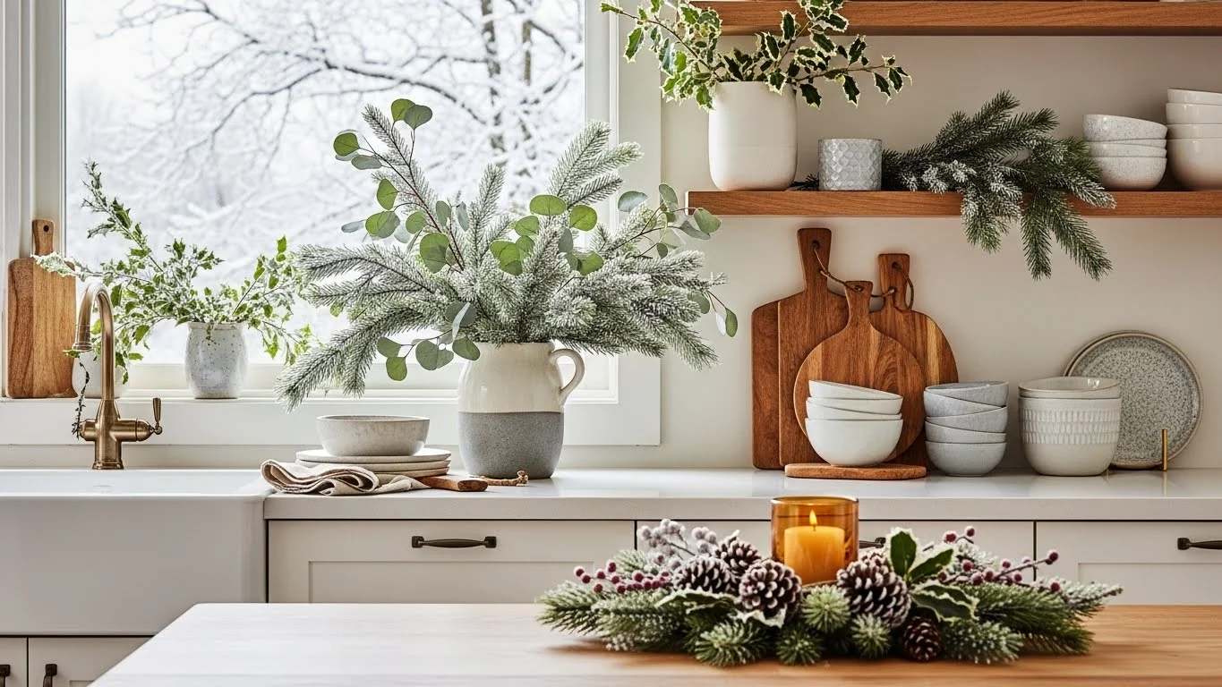 25 Subtle Winter Kitchen Decor Ideas That Add Seasonal Charm