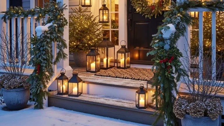 25 Welcoming Winter Porch Decor Ideas That Feel Warm & Festive