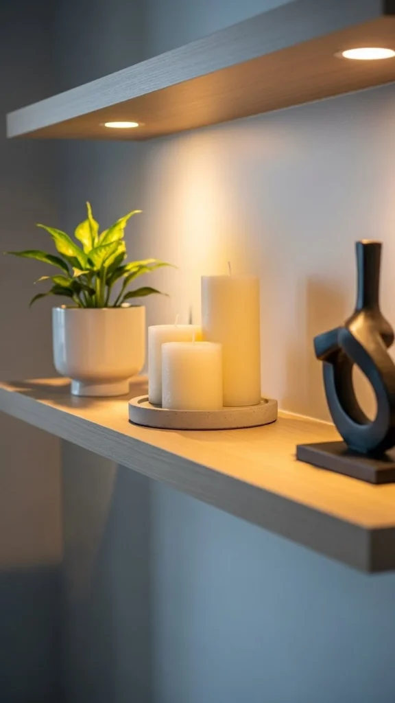 A Clean Shelf Display