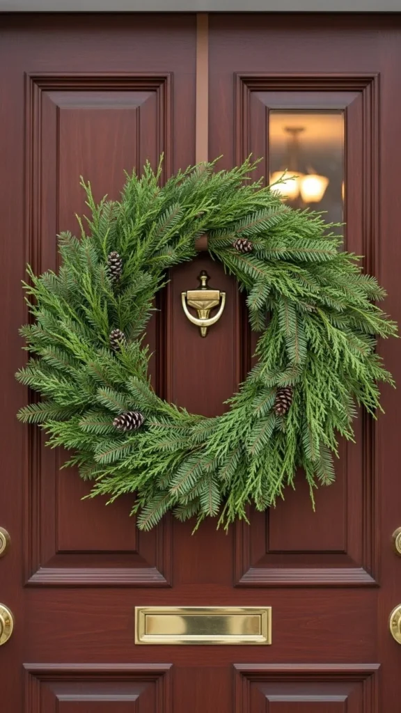 A Minimal Wreath With Soft Textures