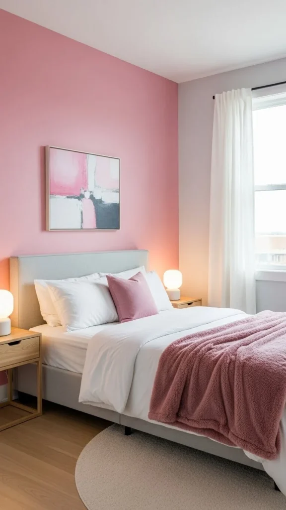 Accent Wall with Soft Color