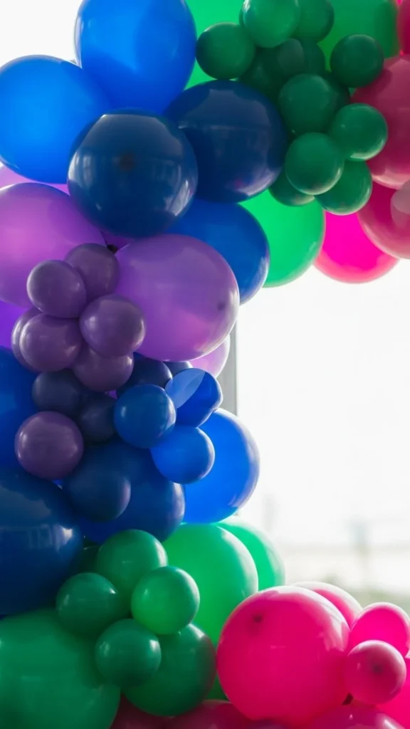 Bold Color Pop New Year Arch