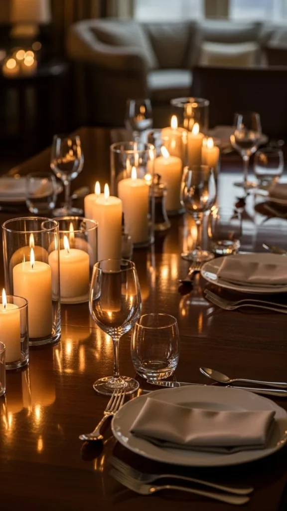 Candle-Filled Center Glow