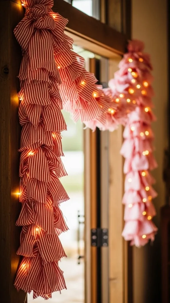 Candy Cane Stripe Garland