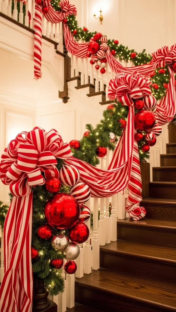 Candy Cane–Inspired Red and White Theme