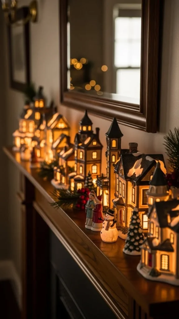 Ceramic Houses and Simple Figurines