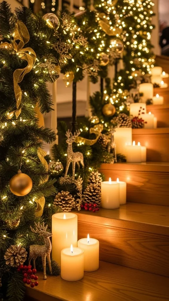 Christmas Staircase Decor