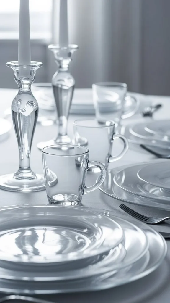 Clear Layers With Transparent Accents