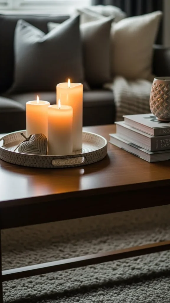 Coffee Table Valentine Accents