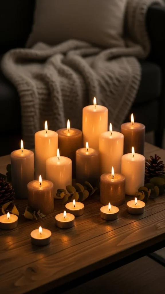 Cozy Candle Cluster