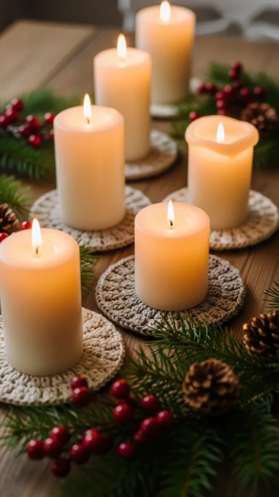 Cozy Candle & Knit Combination